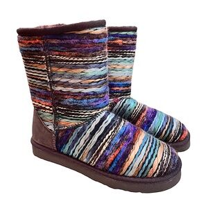 Lamo Chestnut Juarez Southwestern Boots Size 5